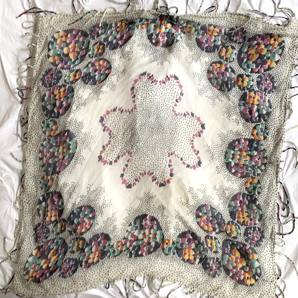 Madewell Printed Cotton Square Scarf